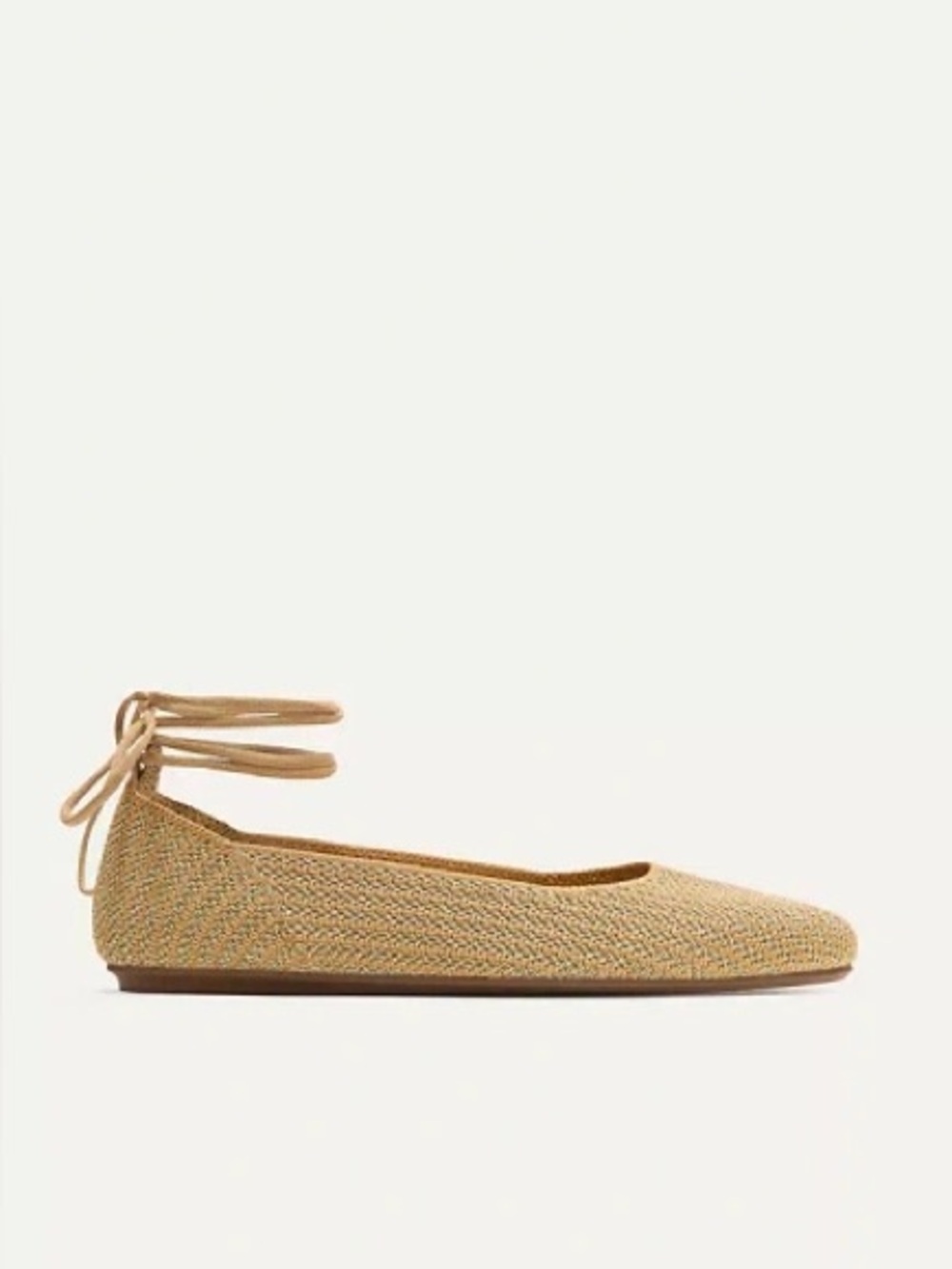 Rothy’s The Square Wrap Ballet Flats In Golden Sun Basketweave - Picture 9 of 9